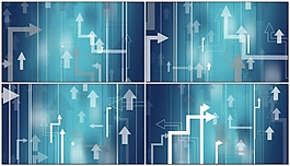 簡約線條箭頭視頻素材