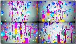 動態(tài)絲帶高清視頻素材