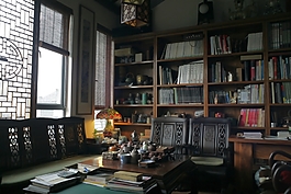 歐式古典室內(nèi)設(shè)計(jì)書(shū)房效果圖JPG源文件