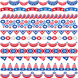 獨立日慶祝元素