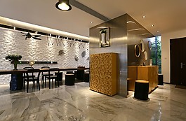 現(xiàn)代簡約大廳效果圖