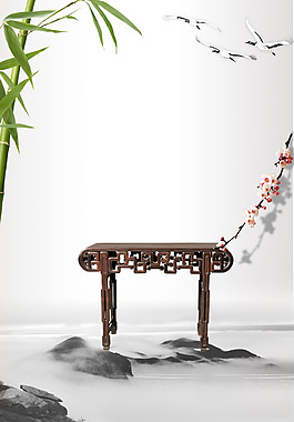 水墨唯美中國風(fēng)背景