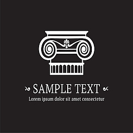 希臘古代建筑元素矢量