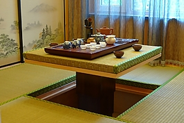 別墅室內茶室古典裝修效果圖
