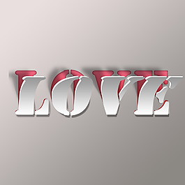 love創意字體設計