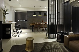 港式客廳地板室內(nèi)裝修效果圖