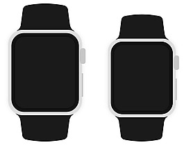 簡(jiǎn)約的蘋(píng)果手表模型sketch素材