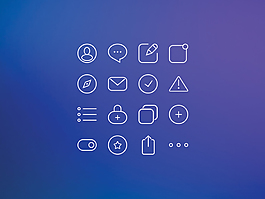 線條矢量icon圖標(biāo)