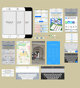 網頁手機APP界面素材