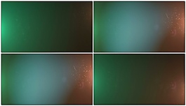 梦幻色光斑泄漏镜头与散景效果动画