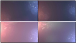 夢幻星河光斑泄漏鏡頭與散景效果動畫