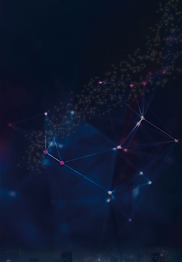 藍(lán)色幾何線條建筑H5背景素材