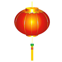 红色喜庆灯笼PNG元素