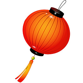 大紅燈籠元素
