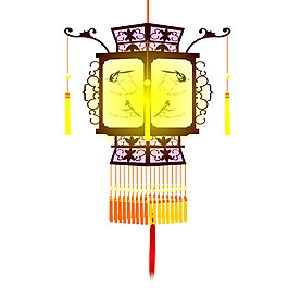 精美花燈節(jié)日元素