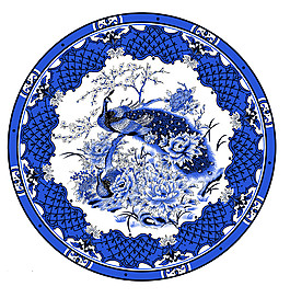 青花瓷PNG素材圖片