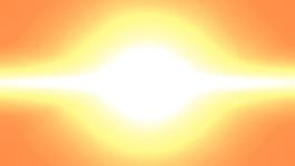 橙黃光暈變換擴散特效視頻素材