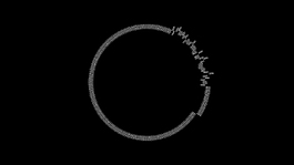 黑白圓環(huán)發(fā)散破碎視頻素材轉(zhuǎn)場