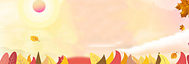 紅色燈籠國(guó)慶淘寶全屏banner背景