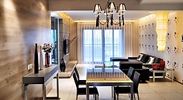 簡約風室內(nèi)設(shè)計餐廳效果圖源文件