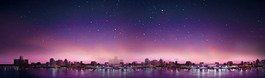 紫色星空淘寶全屏banner背景