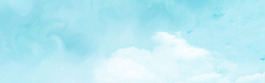 清新云朵淘宝全屏banner背景
