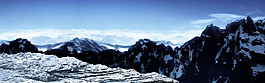 蓝色山脉淘宝全屏banner背景
