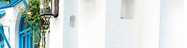 白色柱子植物淘寶全屏banner背景