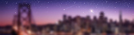 森林大树建筑紫色淘宝全屏banner背景