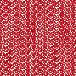 紅色花紋無縫背景圖