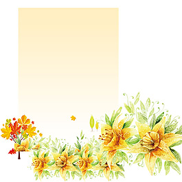 花卉手繪向陽花花稿