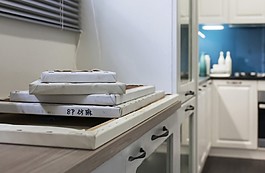 简约风室内设计书房书桌效果图
