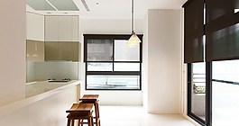 白色調(diào)簡約風室內(nèi)設(shè)計餐廳效果圖