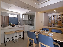 簡約風(fēng)室內(nèi)設(shè)計餐廳暖色調(diào)裝修效果圖