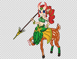 美麗女巫圖片免摳png透明圖層素材