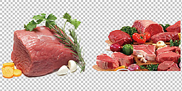 新鮮的瘦肉免摳png透明圖層素材