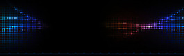 蓝色渐变线条淘宝全屏banner背景