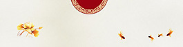 黄色花瓣淘宝全屏banner背景