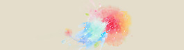 抽象彩色水墨淘寶全屏banner背景