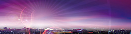 紫色線條淘寶全屏banner背景
