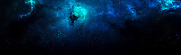 藍色星空淘寶全屏banner背景