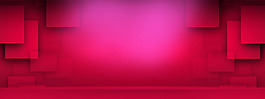 簡約紅色方塊淘寶全屏banner背景