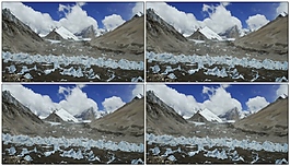 西藏雪山视频素材