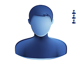 人物會員客戶icon圖標(biāo)