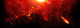 夢幻紅色淘寶全屏banner背景