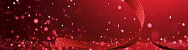 浪漫紅色絲帶淘寶全屏banner背景