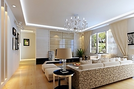 現(xiàn)代簡約3d設計效果圖