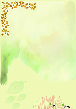 淡綠色小清新背景