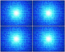 藍色科技動態(tài)視頻素材