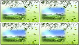 綠色唯美動態(tài)視頻素材